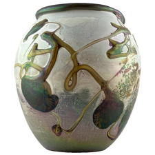 VASE Ancien PASCAL GUYOT & BERNARD ACONITO À BIOT Glass Design 90' novaro...