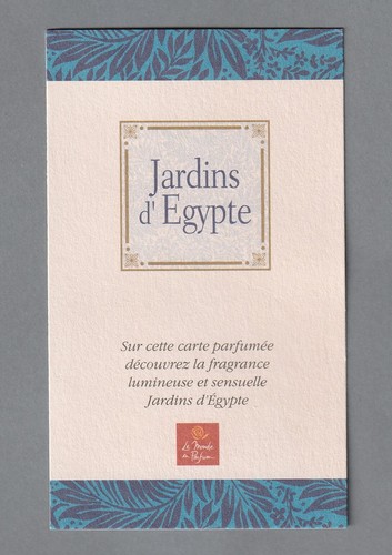 Carte publicitaire jardin - carte,