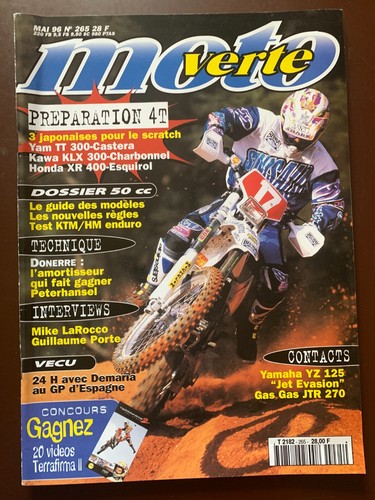 Moto verte magazine 265 du - moto,