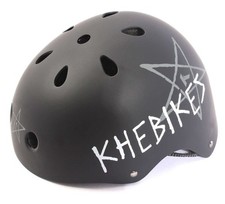 Casque KHE PRO BMX S 348g noir réglable enfant skate trottinette