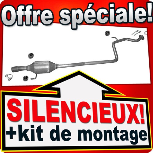 Silencieux intermédiaire pour - silencieux,