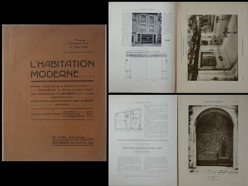 Habitation moderne 1 1924 - l'habitation, n°1