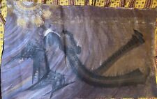 Art Contemporain Huile Sur Toile 98 X 59  Cm Sans Châssis Fond D’atelier