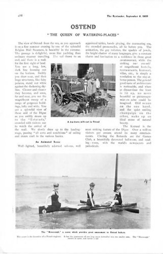 1905 imprimé ostende - imprimé,