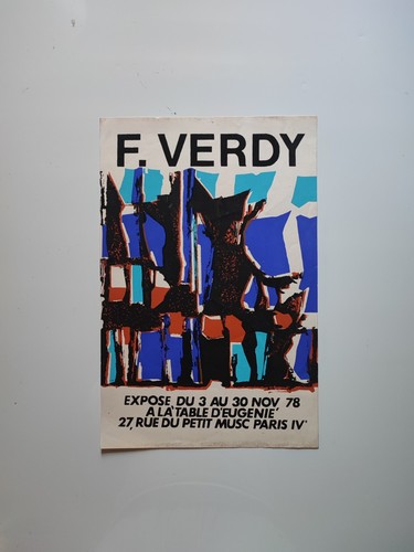 François verdy affiche - françois,
