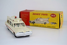 DINKY TOYS SUPERIOR CRITERION AMBULANCE  Ref 263 Boîte d'origine Meccano LTD