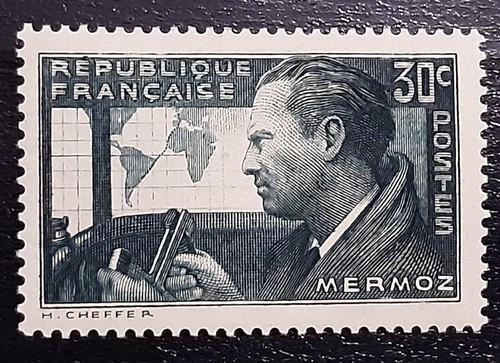 France timbres jean mermoz - france,