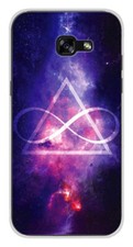Coque en silicone imprimée compatible Samsung Galaxy A5 2017 Infinite Triangle
