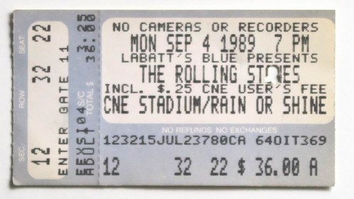 Billet concert ticket stub the - ticket,