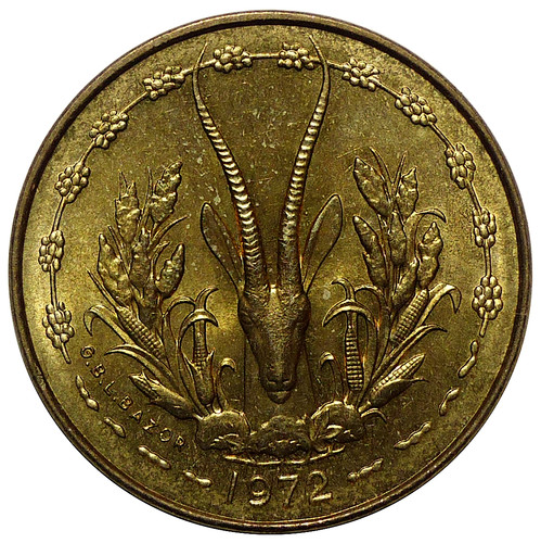 Afrique ouest 5 - 5, francs