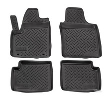 Tapis De Sol Caoutchouc 3D À Bords Hauts Pour Fiat 500 2008 - 2020