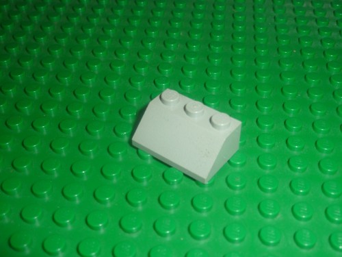 Lego oldgray slope brick - oldgray,