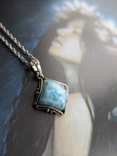 Collier avec larimar