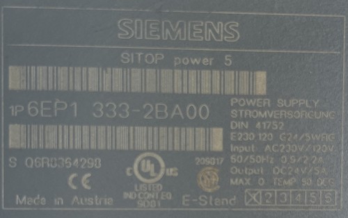 Siemens 6ep1333 2ba00 sitop - siemens,