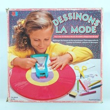 Dessinons La Mode, Lot 2 Plateaux + Boite / Jeu MB Vintage