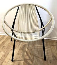 Fauteuil scoubidou années 60