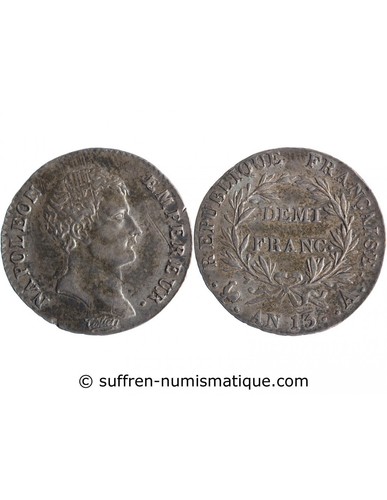 France napoléon 1 2 franc - napoléon, 1/2