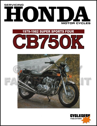 Manuel atelier honda - d'atelier, cb750k