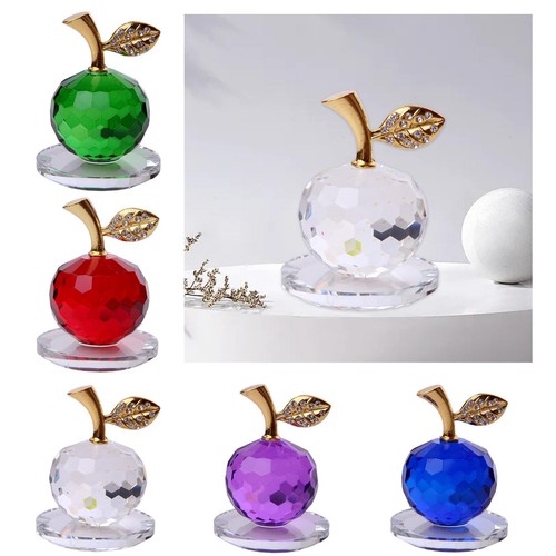 Moderne cristal apple figurine - apple,