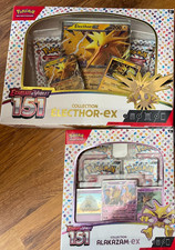 2 Coffrets Carte Pokémon 151 - Electhor + Alakazham -  EV3.5  - SCELLÉ - FR