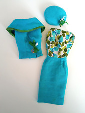 Barbie Fashion Editor Mattel #1635 vintage 1965, tenue robe veste et chapeau