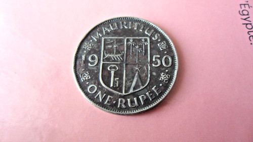 One roupie île maurice 1950 - one,