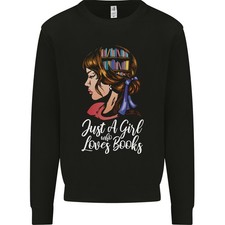 Une Fille Qui Aime Les Livres Sweatshirt Jumper Enfant