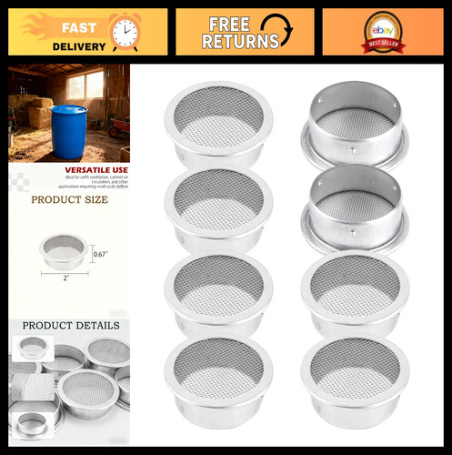 Round open screen - open, vent