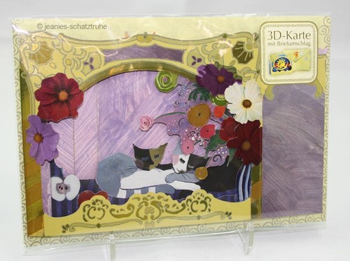 Carte voeux chat - carte,