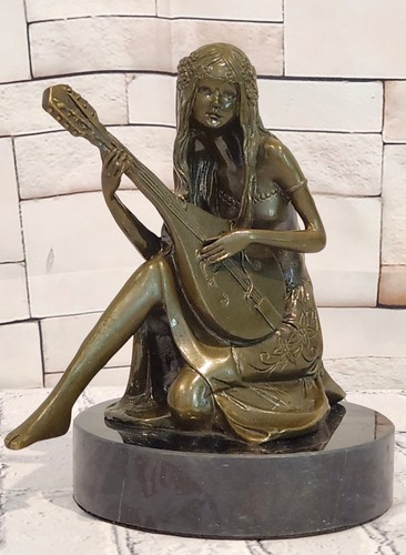 Sculpture statue jeune fille - sculpture,