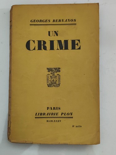 Crime bernanos georges - crime,,