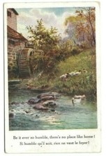  CPA Série Artistique n° 1690 Peinture "Le moulin à eau", Inter-Art Co, London