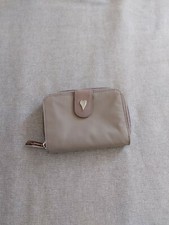 Portefeuille femme beige