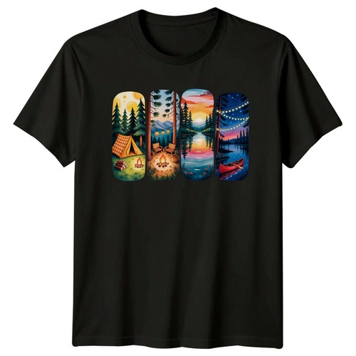 Shirt homme thème camping - homme,