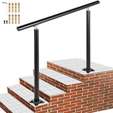 VEVOR Rampe d'Escalier Main Courante Noire pour Jardin Parc en Extérieur 121 cm