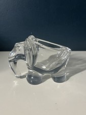 Éléphant vide poche en cristal signe