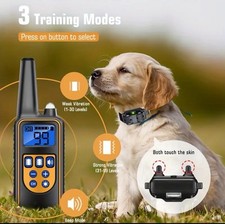 Collier Anti-Aboiement,  Appareil d'Entraînement pour Chien Double Vibration