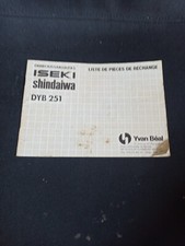 Livret Piece Iseki Shindaiwa Dyb251