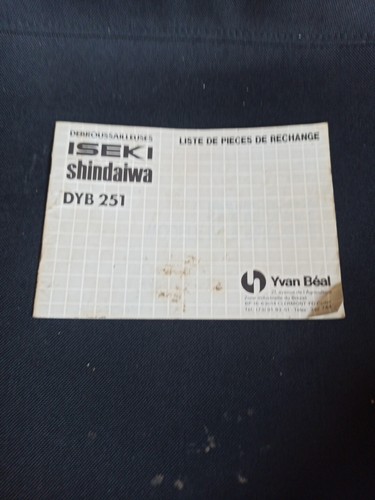 Livret piece iseki - livret,