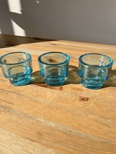 Lot de 3 verres décoratifs