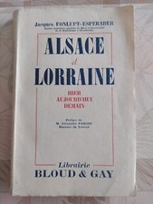 Alsace et Lorraine : hier