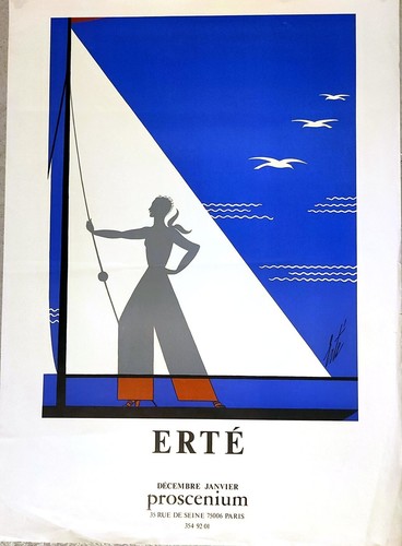 Affiche originale erté - originale,