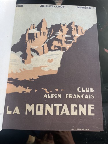 Montagne 1930 1931 sport - la,