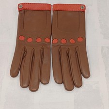 Gants femme Hermès en peau