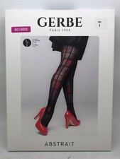 Collants Femme GERBE Abstrait Taille 2 couleur Noir Neuf !!!