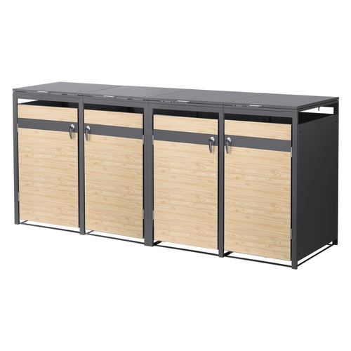 Abri pour poubelles - abri,