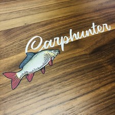 Carphunter ✔ 20cm ✔ Autocollants pour Voiture ✔ Fun Carpe à Pêche ✔
