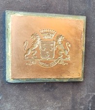 ANCIENNE MATRICE CUIVRE XIX