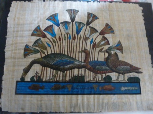 Papyrus égyptien peinture - papyrus,
