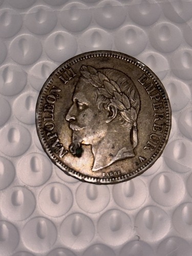 France francs 1868 - france, 5